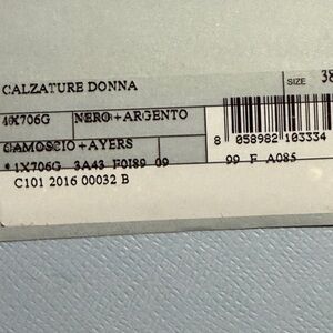 Prada Nero Argento Heels